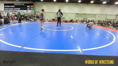 95 lbs Rr Rnd 5 - Elissa Cruz, Scrappers 7-12 vs BRAYLEIGH COOPER, Shelton Wrestling Academy 7-12