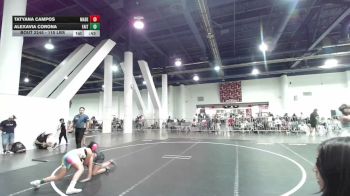 115 lbs 3rd Place - Tatyana Campos, Madera Grapplers WC vs Alexavia Corona, Faithful Few