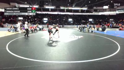 175 lbs Champ. Round 1 - Simon Jarrell, Camas vs Zennon Cortes, Cashmere