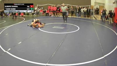165 lbs Champ. Round 2 - Hans Kamm, Cascade vs Alberto Barral, Tualatin