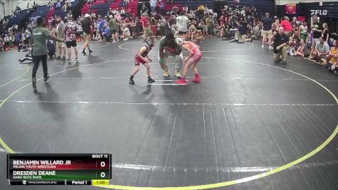 52 lbs Quarterfinal - Benjamin Willard Jr, Pelion Youth Wrestling vs Dresden Deane, Hard Rock Rams