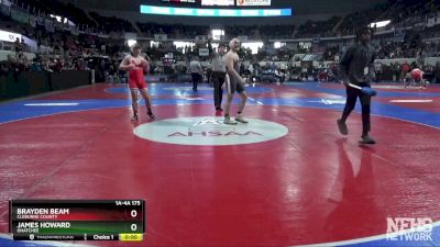 1A-4A 175 Cons. Round 2 - James Howard, Ohatchee vs Brayden Beam, Cleburne County