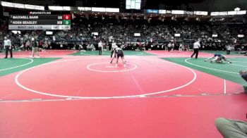 176 lbs Quarterfinal - Maxwell Barr, OAK3 vs Koen Beasley, WSW1