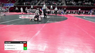 45 lbs Consi Of 8 #2 - Parker Reyes, Pawhuska Elks Takedown vs Jacen Allen, Caney Valley Wrestling