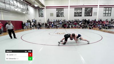 132 lbs Round Of 32 - Braden Lane, St. John's School vs Will Edwards, Charlotte Latin