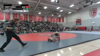 144 lbs Semifinal - Alan Cruz, Falcon vs Monty Yarnell, Olathe