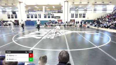 114 lbs Final - Paul Kenny, Christian Brothers Academy vs Ayden Smith, Notre Dame Green Pond