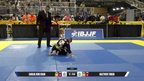 Carlin Jens Chan vs Saltykov Timur 2025 Pan Kids Jiu-Jitsu IBJJF Championship