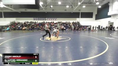 132 lbs Champ. Round 1 - Johnny Hinckley, Yucaipa vs Eli Gatchel-Hernandez, Temescal Canyon