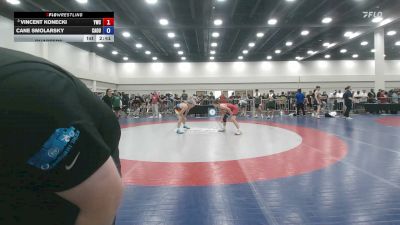 144 lbs Quarters - Vincent Konecki, Yorkville Wrestling Club vs Cane Smolarsky, Camden Outsiders