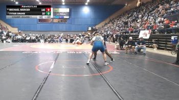 3 - 285 lbs Champ. Round 1 - Michael Mercer, Lakeland vs Tytus Drake, Skyline