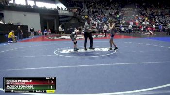 96 lbs Champ. Round 1 - Jackson Schadegg, Southern Illinois Bulldogs WC vs Dominic Pasquale, Izzy Style Wrestling