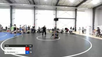 57 kg Prelims - Abdulai Kargbo, Gunston Wrestling Club vs Kade Davidheiser, Arsenal Wrestling Club