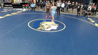 215 lbs Champ. Round 3 - Chris Cali, Unattached vs Aiden Bishop, Unattached