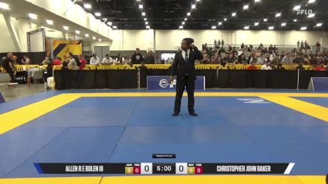 Christopher John Baker vs Allen R E Bolen III 2025 World IBJJF Jiu-Jitsu No-Gi Championship