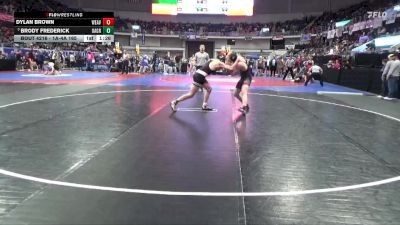 1A-4A 165 Semifinal - Brody Frederick, Oak Grove vs Dylan Brown, Weaver