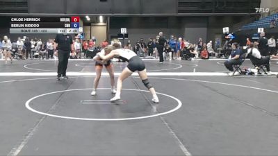 124 lbs Cons. Semi - Berlin Kiddoo, Central Methodist University vs Chloe Herrick, Baker University