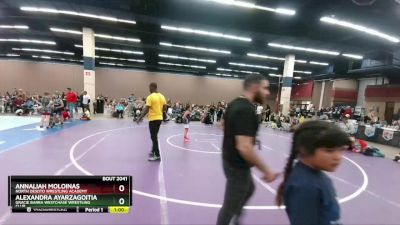 81-89 lbs Round 2 - Annaliah Moloinas, North DeSoto Wrestling Academy vs Alexandra Ayarzagoitia, Gracie Barra Westchase Wrestling Club