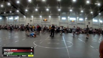 113 lbs Round 2 (4 Team) - Sam Dickey, Full Circle vs Peyton Vowels, 84 Athletes