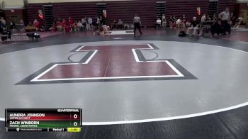 JV-15 lbs Quarterfinal - Zach Winborn, Prairie, Cedar Rapids vs Aundra Johnson, Waterloo West