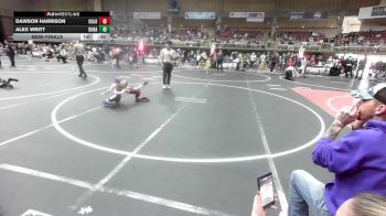 46 lbs Semifinal - Dawson Harrison, Colorado Outlaws vs Alex Writt, Duran Elite