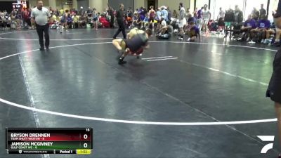 113 lbs Round 1 (6 Team) - Bryson Drennen, Team Shutt Weston vs Jamison McGivney, Gulf Coast WC