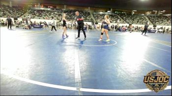 155 lbs Rr Rnd 5 - Shelby Correa, Team Tulsa Wrestling Club vs Tylee Johnson, Checotah Matcats