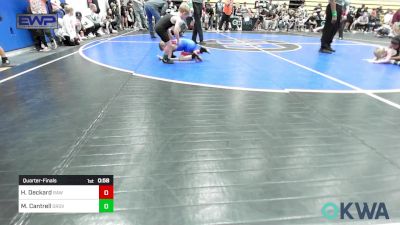 55 lbs Quarterfinal - Hank Deckard, Raw Wrestling Club vs Micheal Cantrell, Grover Rains Wrestling Club