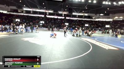 120 lbs Cons. Round 4 - Hudson Hoalst, White River vs Anthony Murphy, Bremerton