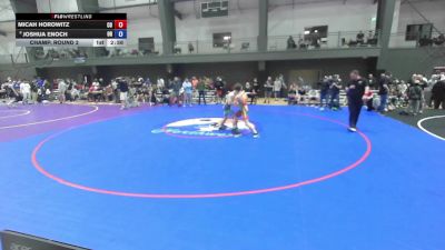 Junior Boys GR - 120 lbs Champ. Round 2 - Micah Horowitz, CO vs Joshua Enoch, OR