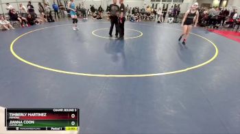 135 lbs Champ. Round 3 - Jianna Coon, Cleveland vs Timberly Martinez, Pomona