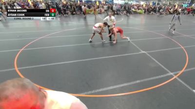 132 lbs Cons. Round 2 - Ethan Jacobs, Unattached vs Aydan Cook, Unattached