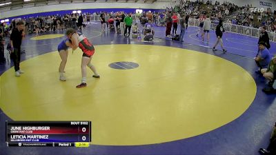 170 lbs 3rd Place Match - June Highburger, Crow Mat Club vs Leticia Martinez, Hillsboro Mat Club