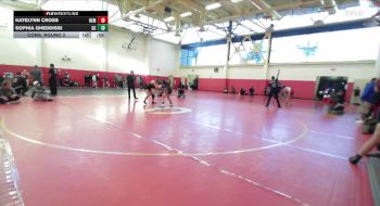 135 lbs Cons. Round 2 - Katelynn Cross, Hemet vs Sophia Gheddissi, San Clemente