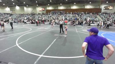 50 lbs 3rd Place - Wrenley Reynolds, 208 Badgers vs Brielle Alves, Willows Wrestling