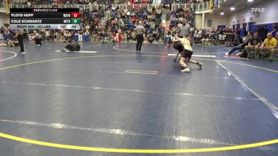 121 lbs Consy 2 - Floyd Huff, Waynesburg vs Cole Schwartz, Notre Dame GP