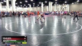 126 lbs Round 1 (8 Team) - Dylan Roth, Team STL Black vs Brayden Scheffers, Iowa Gold