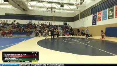 78 lbs Round 3 - Aiden Garrett, Mt Spokane Wrestling Club vs Eliseo Escalera Alton, Prometheus Wrestling Club