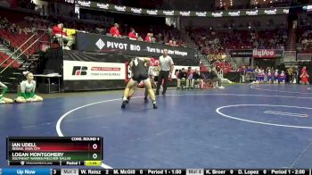 1A-182 lbs Cons. Round 4 - Logan Montgomery, Southeast Warren/Melcher-Dallas vs Ian Udell, Regina, Iowa City