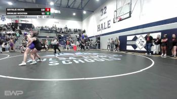 110 lbs Rr Rnd 2 - Brynlie Hicks, Coweta vs Brinlee Wooten, Vian