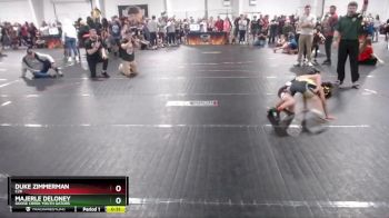 60 lbs Quarterfinal - Majerle Deloney, Goose Creek Youth Gators vs Duke Zimmerman, C2X