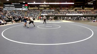 165 lbs Champ. Round 1 - Kaiden Lands, Leavenworth HS vs Nikko Hinojos, Newton HS