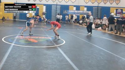 120 lbs Semifinals (8 Team) - Matthew Thaxton, Wakulla Hs vs Jake Margolis, Mater Lakes Academy
