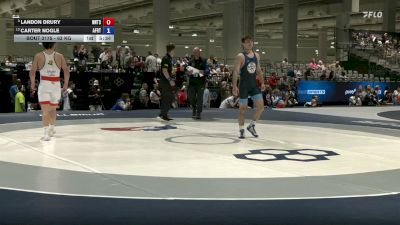 63 kg Semis - Landon Drury, NMU-National Training Center vs Carter Nogle, Air Force Regional Training Center