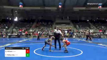 70 lbs Consolation - Gannon Wilson, Team Tulsa vs Taber Mcburney, Topeka Blue Thunder