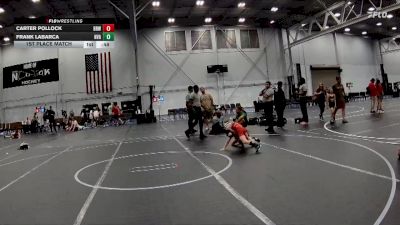 68 lbs 1st Place Match - Frank LaBarca, Jersey 74 vs Carter Pollock, Brawler Elite