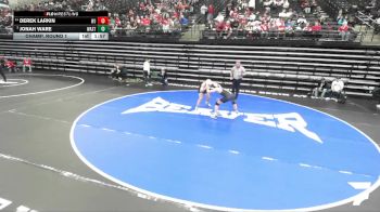 5A 150 lbs Champ. Round 1 - Jonah Ware, Wasatch vs Derek Larkin, West Jordan