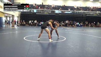 197 lbs Cons. Round 4 - Brian Valdespino, Cerritos College vs Jonathan Eubanks, Sierra College