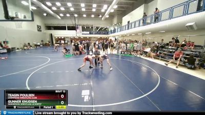 120 lbs Champ. Round 1 - Gunner Knudsen, Sanderson Wrestling Academy vs Teagin Poulsen, Champions Wrestling Club