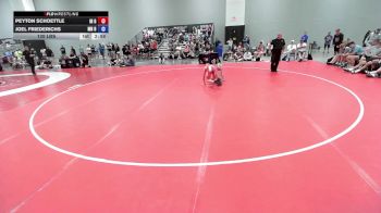 120 lbs Peyton Schoettle, Indiana Gold vs Joel Friederichs, Minnesota Blue